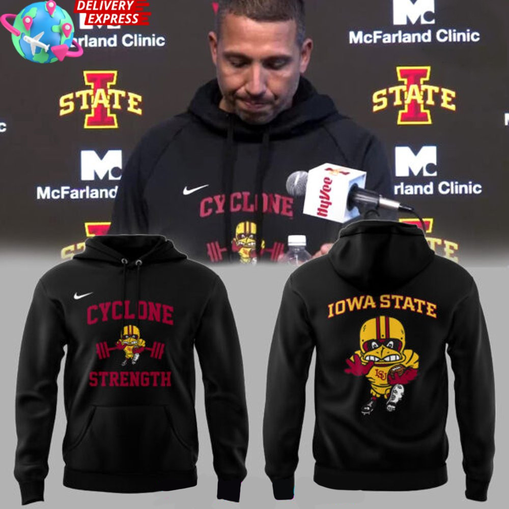 Iowa State Cyclone Strength Special Hoodie Father's Day Present Ideas-1