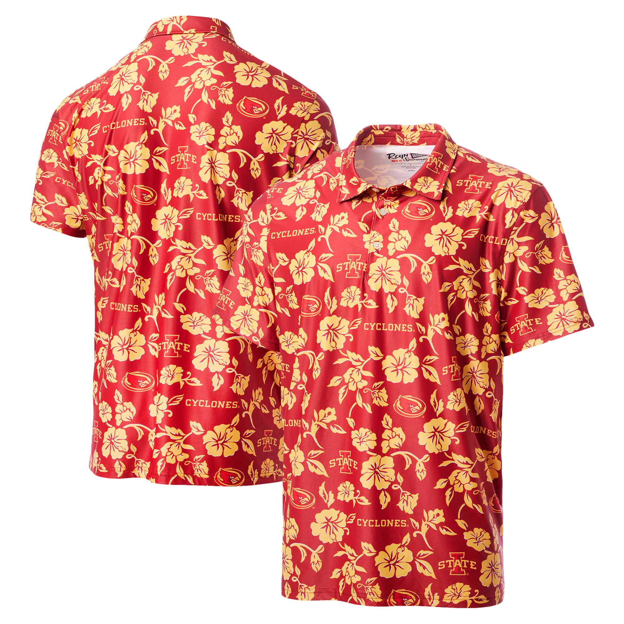 Iowa State Cyclones Polo Shirt NCAA Aloha Shirt Best Father's Day Gifts-1