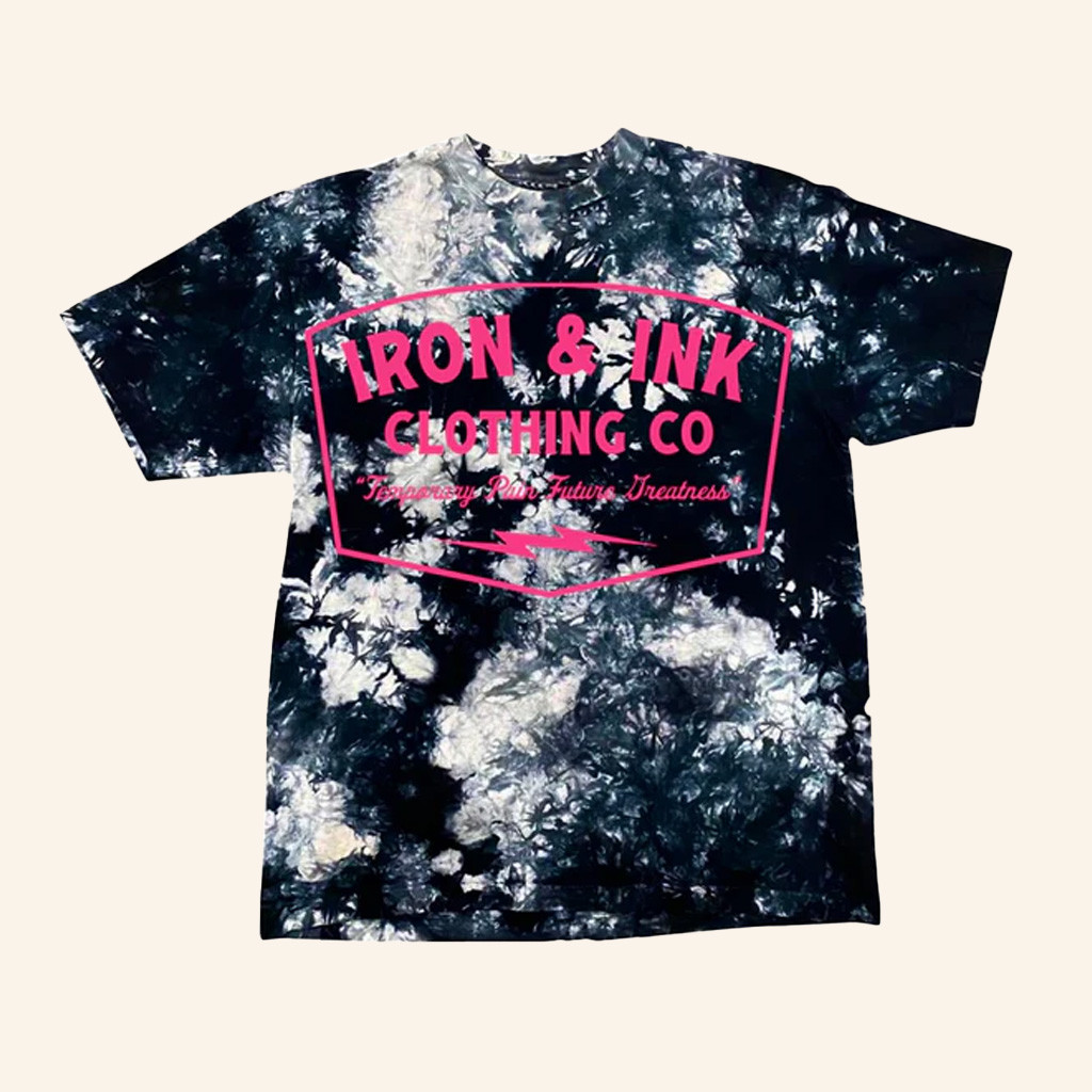 Iron And Ink Clothing Merch Bolt Logo Tie Dye T-Shirt Gifts For Boyfriend-1 Iron And Ink Clothing Merch Bolt Logo Tie Dye T-Shirt Gifts For Boyfriend-1