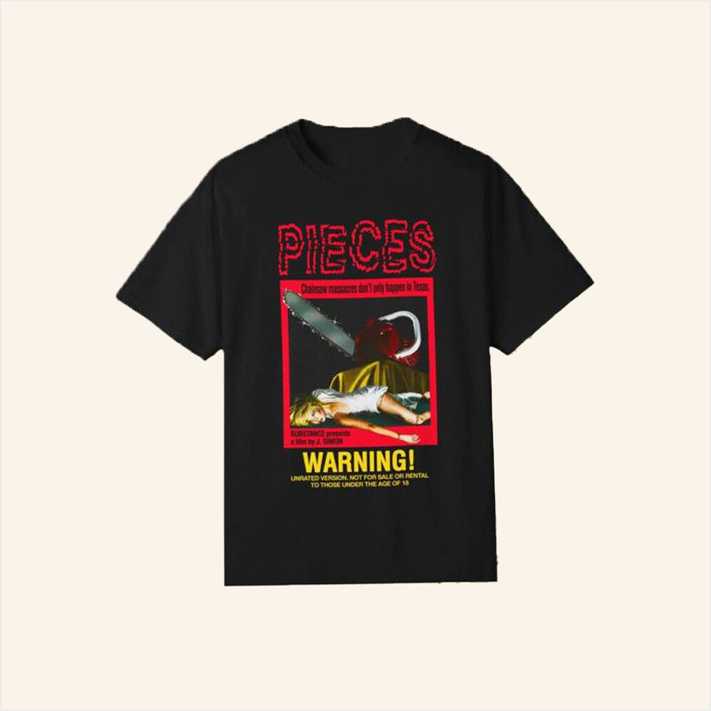 Iron Fortress Records Merch Pieces Horror Movie T-Shirt Gifts For Him Gifts For Friends-1