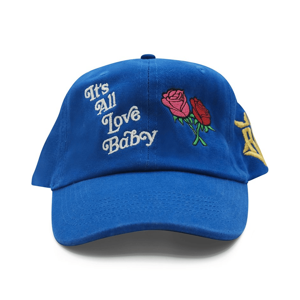 It's All Love Baby Dad Hat Blue Unique Father's Day Gifts-1