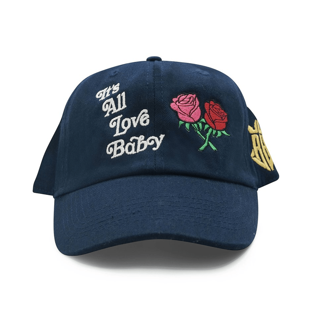 It's All Love Baby Dad Hat Navy Meaningful Father's Day Gifts-1