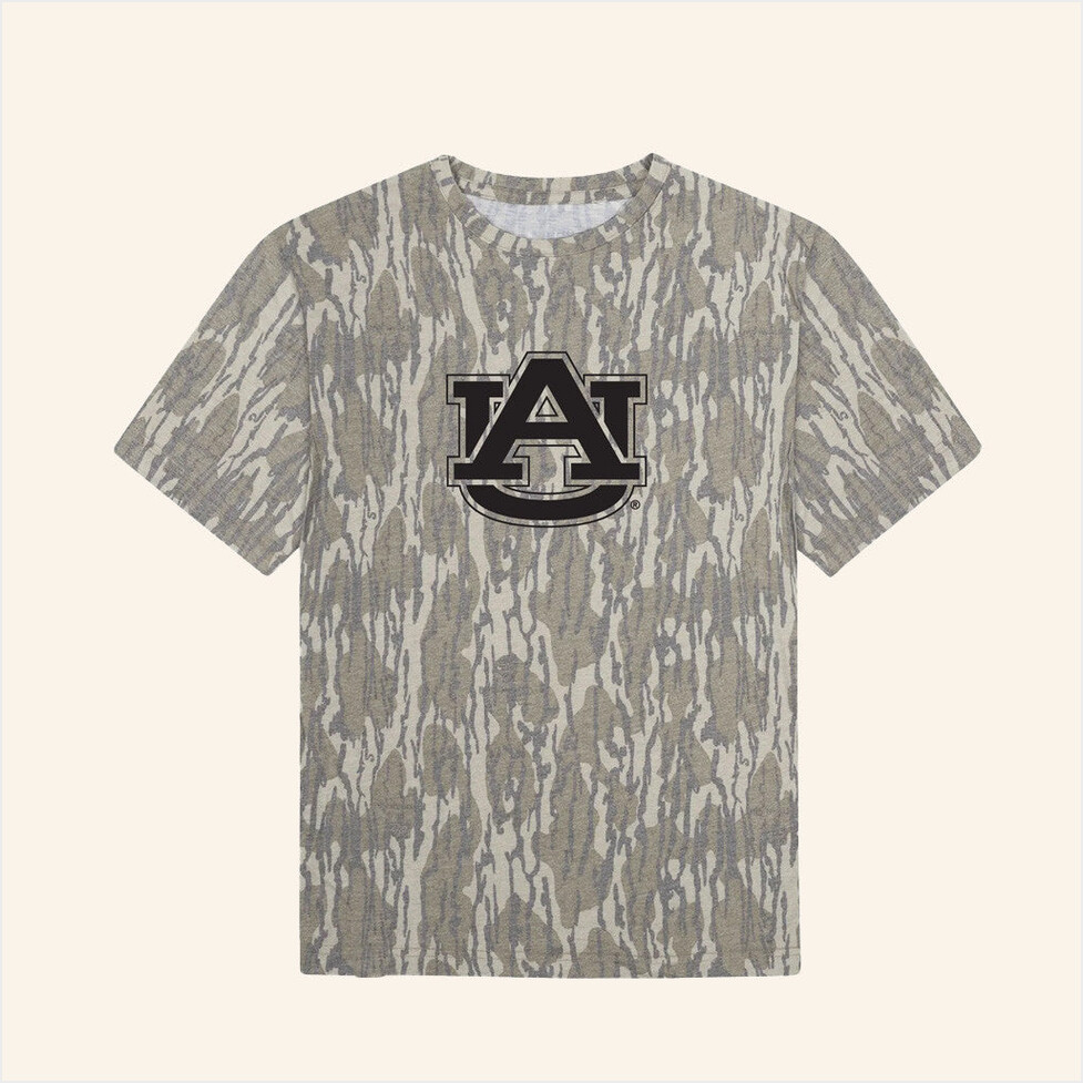 JNJ Apparel Merch Auburn Bottomland Camo T-Shirt Birthday Gifts For Him Gifts For Best Friend-1