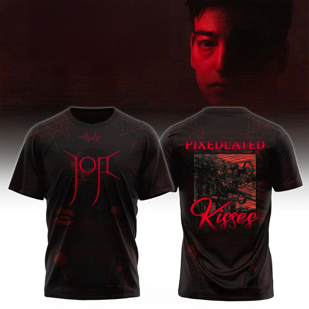 JOJI New Single Release Pixedlated Kisses 2025 T-Shirt JOJI Merch Dad Christmas Gifts-1
