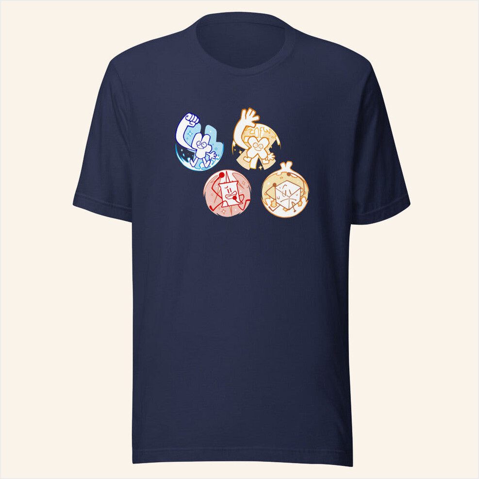 Jacknjellify BFDI Merch Four X Loser Pin Shirt Gifts For Besties Birthday Gifts For Sister-1