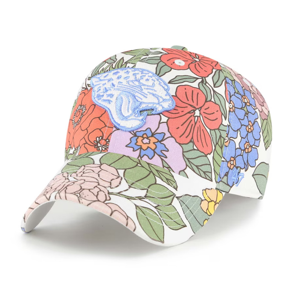 Jacksonville Jaguars 47 Women's Florentina Embroidered Hat Football Themed Gifts-1