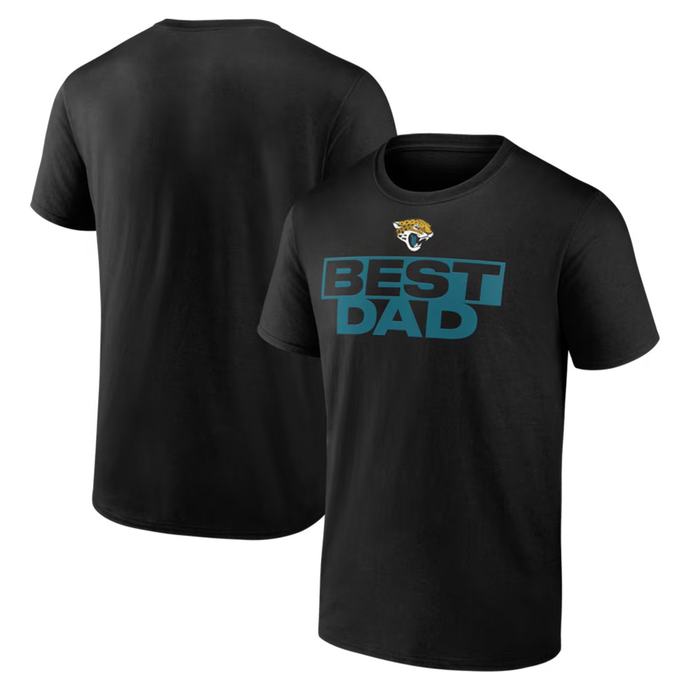 Jacksonville Jaguars Best Dad T-Shirt Football Fan Gift Ideas-1