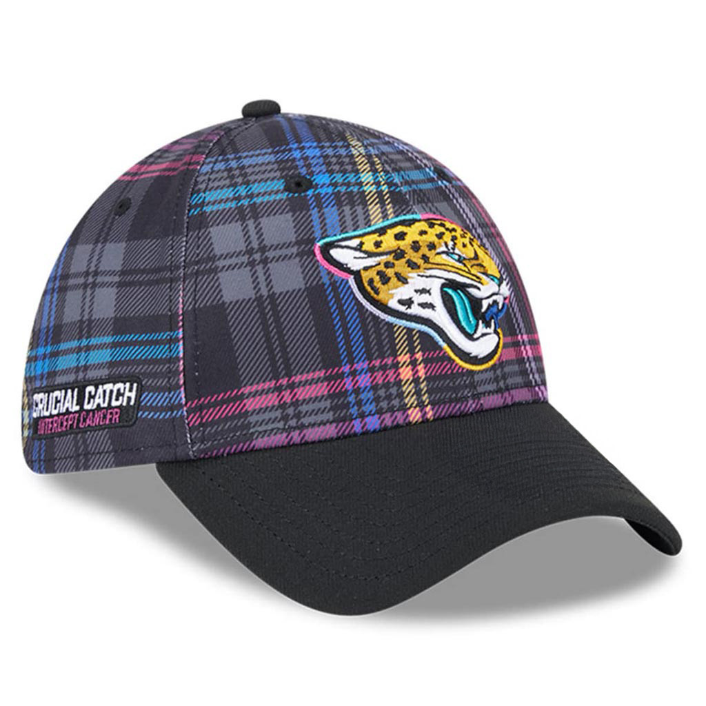 Jacksonville Jaguars Crucial Catch NFL Embroidered Hat 2025 Rainbow Jaguars Merch Fan Gifts-1