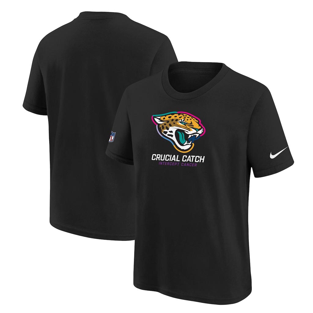 Jacksonville Jaguars Crucial Catch NFL T-Shirt 2025 Rainbow Jaguars Merch Gift For Friend-1