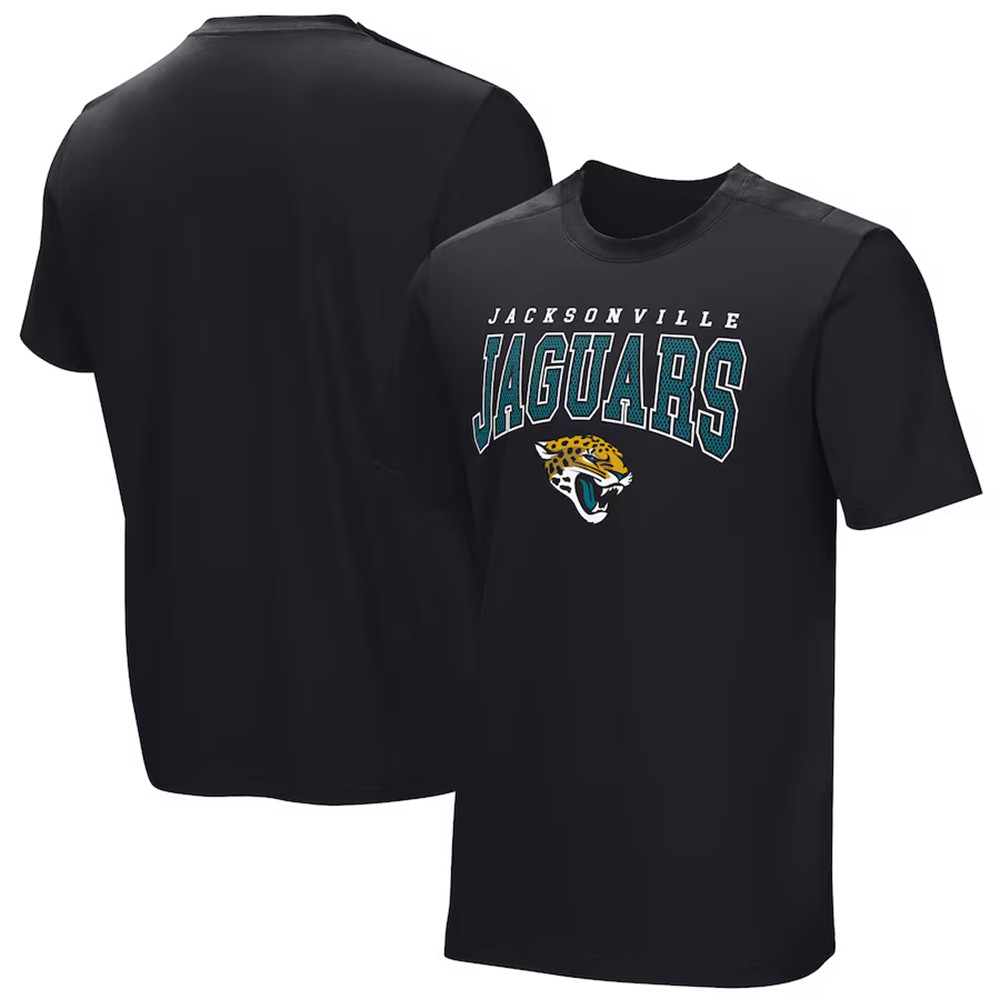 Jacksonville Jaguars Home Team Adaptive T-Shirt Football Themed Gifts-1