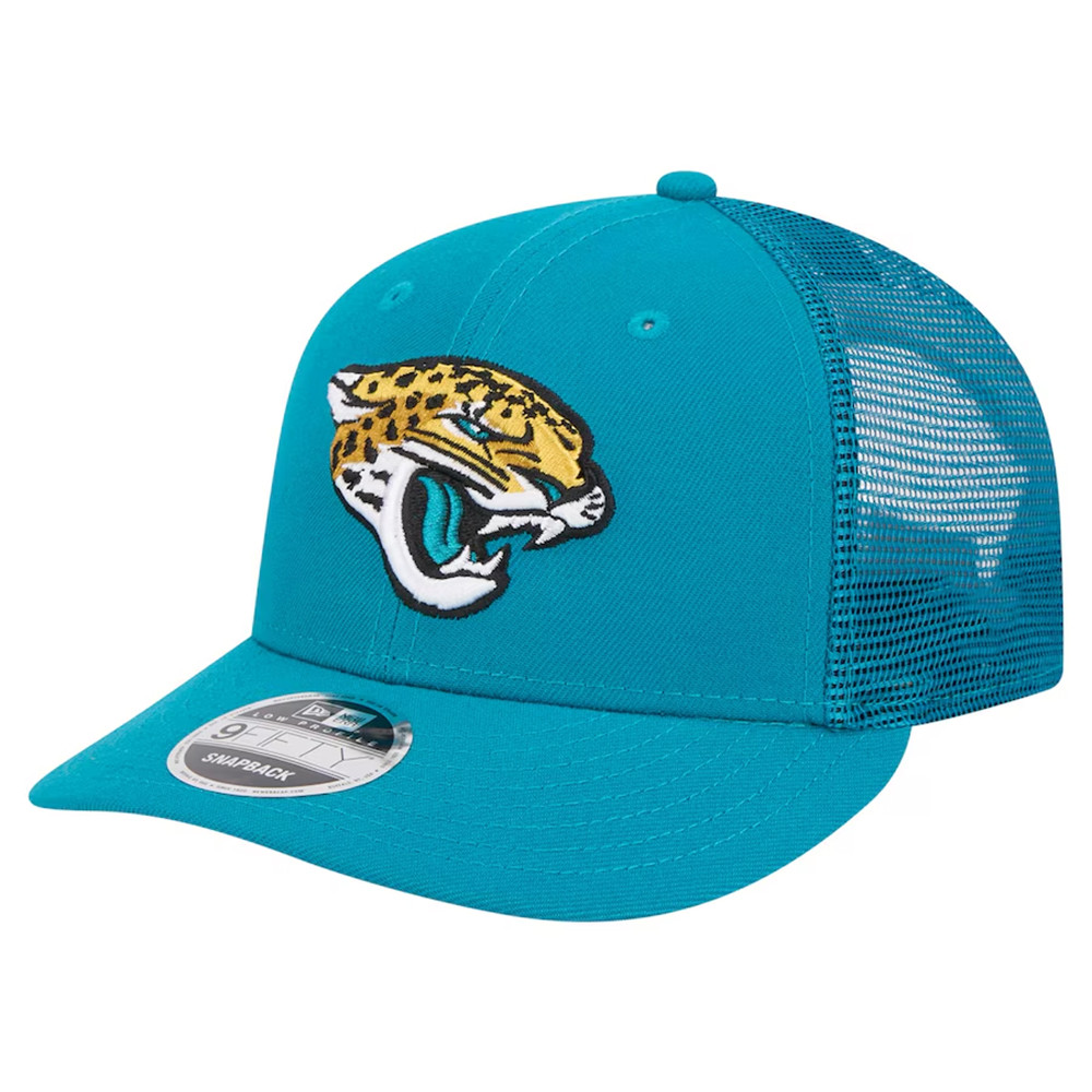 Jacksonville Jaguars New Era Low Profile 9FIFTY Trucker Hat Best Gift For Football Lovers-1
