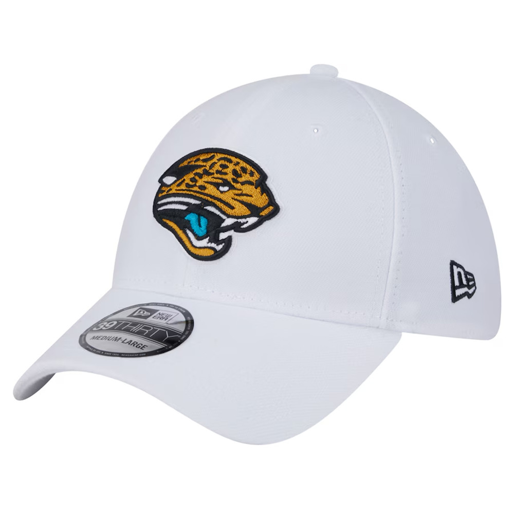 Jacksonville Jaguars New Era Throwback 39THIRTY Embroidered Hat Presents For Football Lovers-1