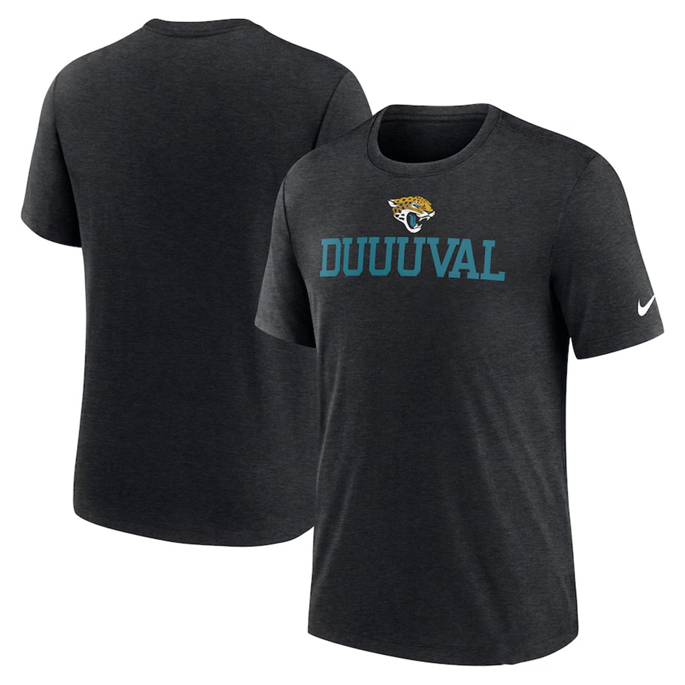 Jacksonville Jaguars Nike Blitz Tri-Blend T-Shirt Football Gifts For Men-1
