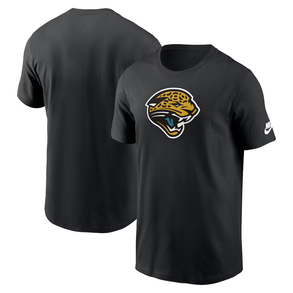 Jacksonville Jaguars Nike Rewind Logo Essential T-Shirt Best Gift For Football Lovers-1