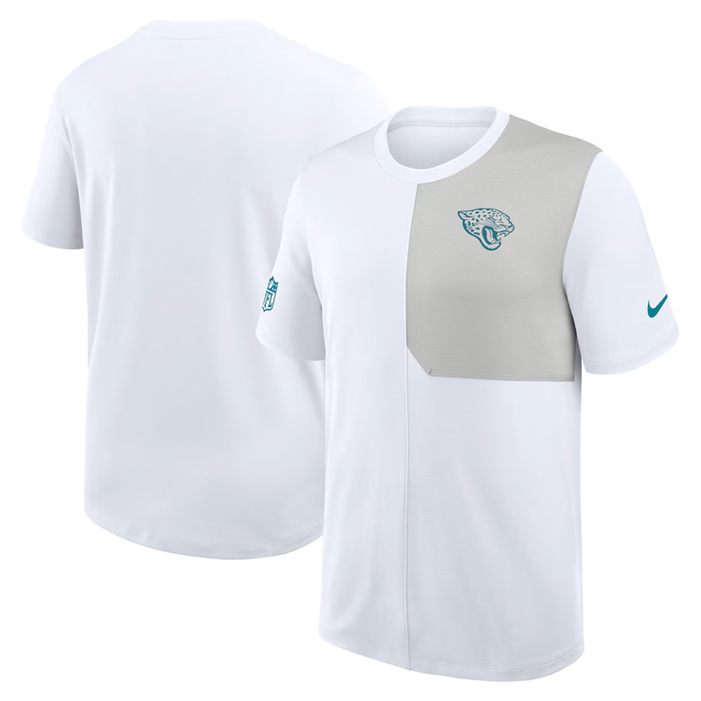 Jacksonville Jaguars Nike Sideline UV Performance Coach Shirt Football Fan Gift Ideas-1