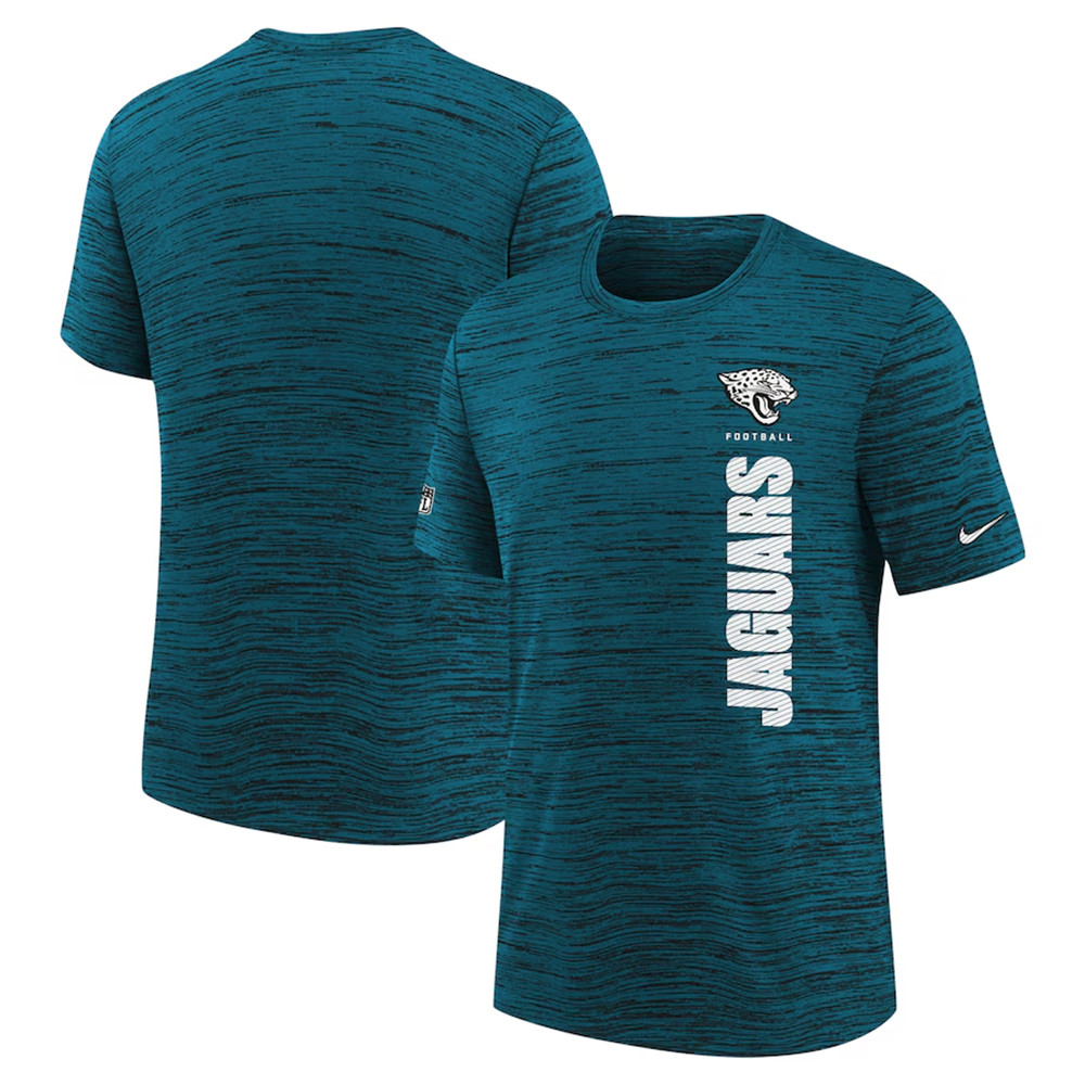 Jacksonville Jaguars Nike Youth Sideline Velocity Performance T-Shirt Gifts For Fans-1
