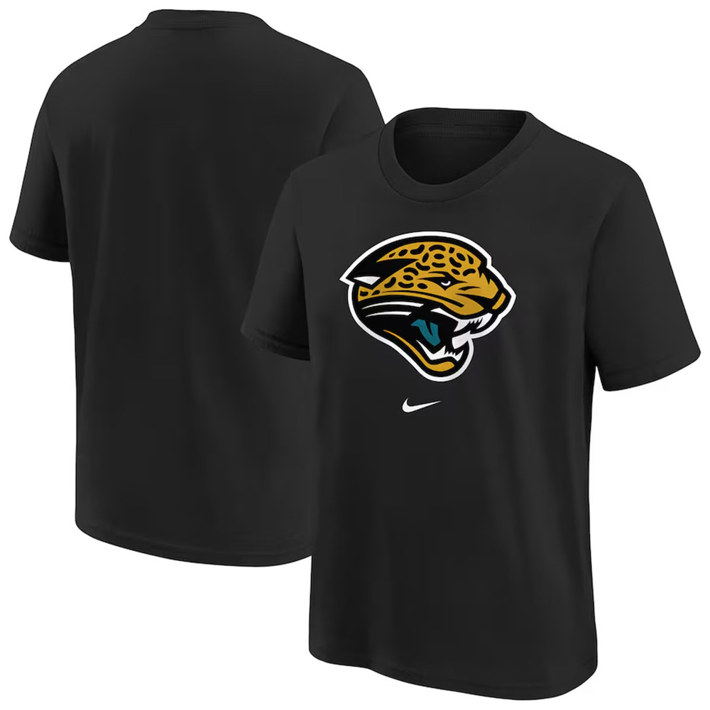 Jacksonville Jaguars Nike Youth Throwback Logo Legend T-Shirt Gifts For Football Fan-1