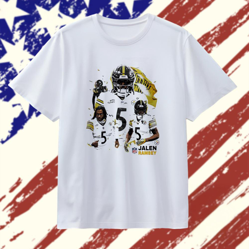 Jalen Ramsey Pittsburgh Steelers Player Collage T-Shirt Football Fan Gift Ideas-1