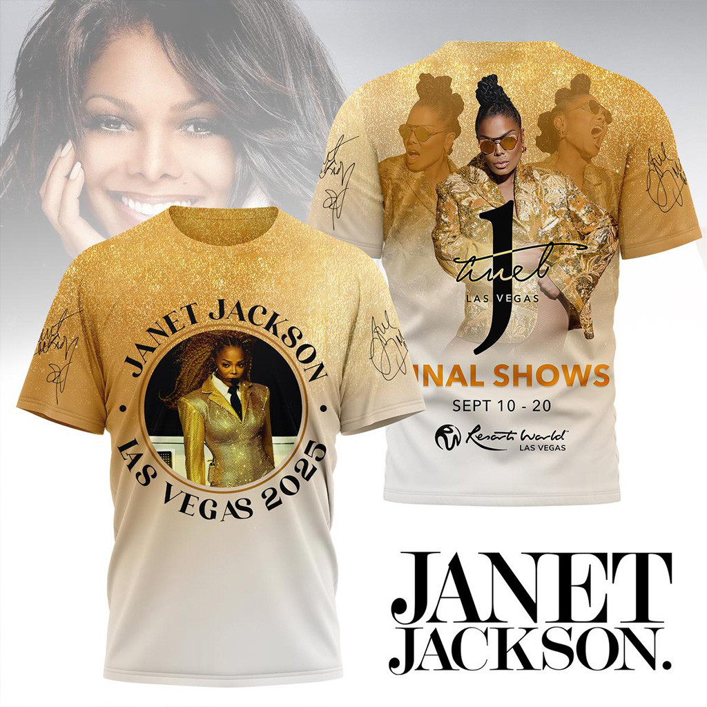 Janet Jackson Final Show Las Vegas 2025 Shirt Fan Merch Gifts For Mom-1