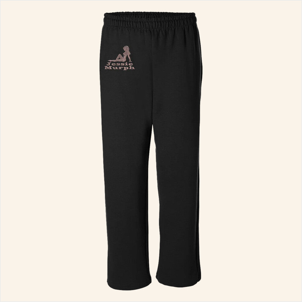 Jessie Murph Merch Rhinestone Silhouette Sweatpants Best Gifts For Wife Birthday Gifts For BFF-1 Jessie Murph Merch Rhinestone Silhouette Sweatpants Best Gifts For Wife Birthday Gifts For BFF-1