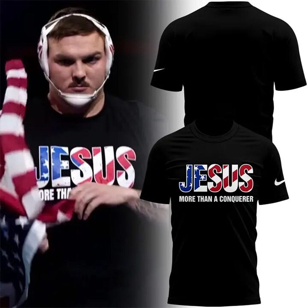 Jesus More Than a Conquerer Wyatt Hendrickson Tshirt For Fans-1