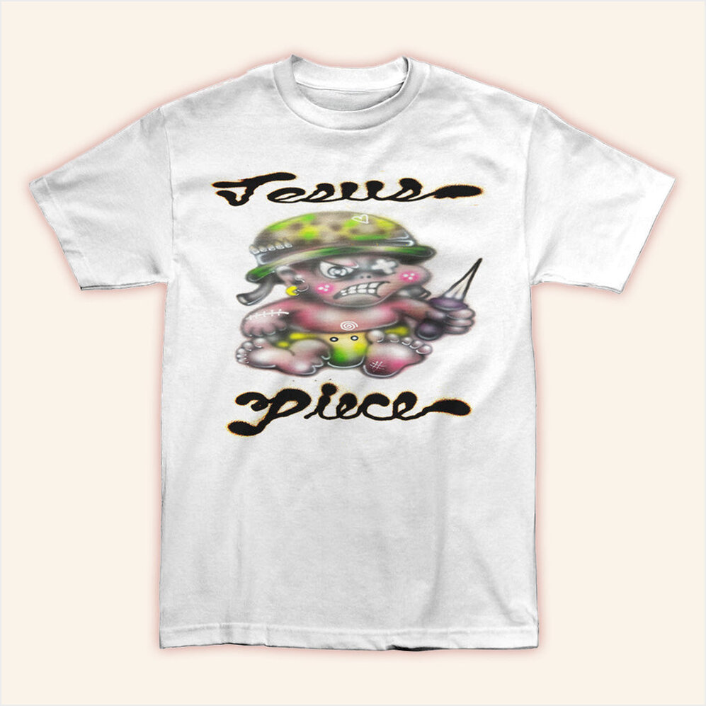 Jesus Piece Merch Army Baby T-Shirt Birthday Gift Ideas For Dudes Gifts For Besties Christmas Presents-1