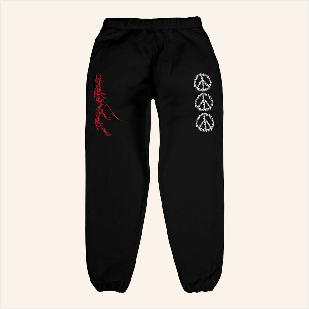 Jesus Piece Merch Skull Peace Sweatpants Birthday Gift Ideas For Husband Gifts For Fans-1