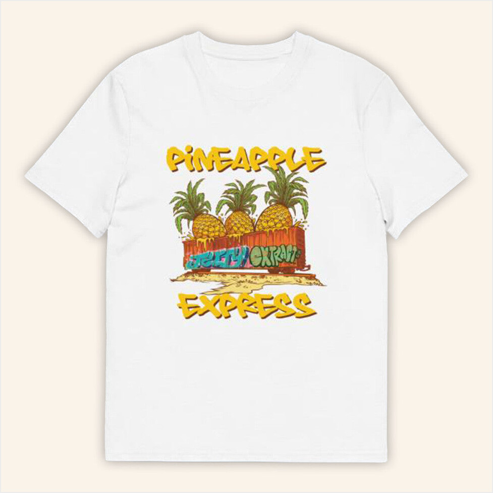 Jetty Extracts Merch High Thc Pineapple Express Organic T-Shirt Gifts For Wife Gifts For Fans-1