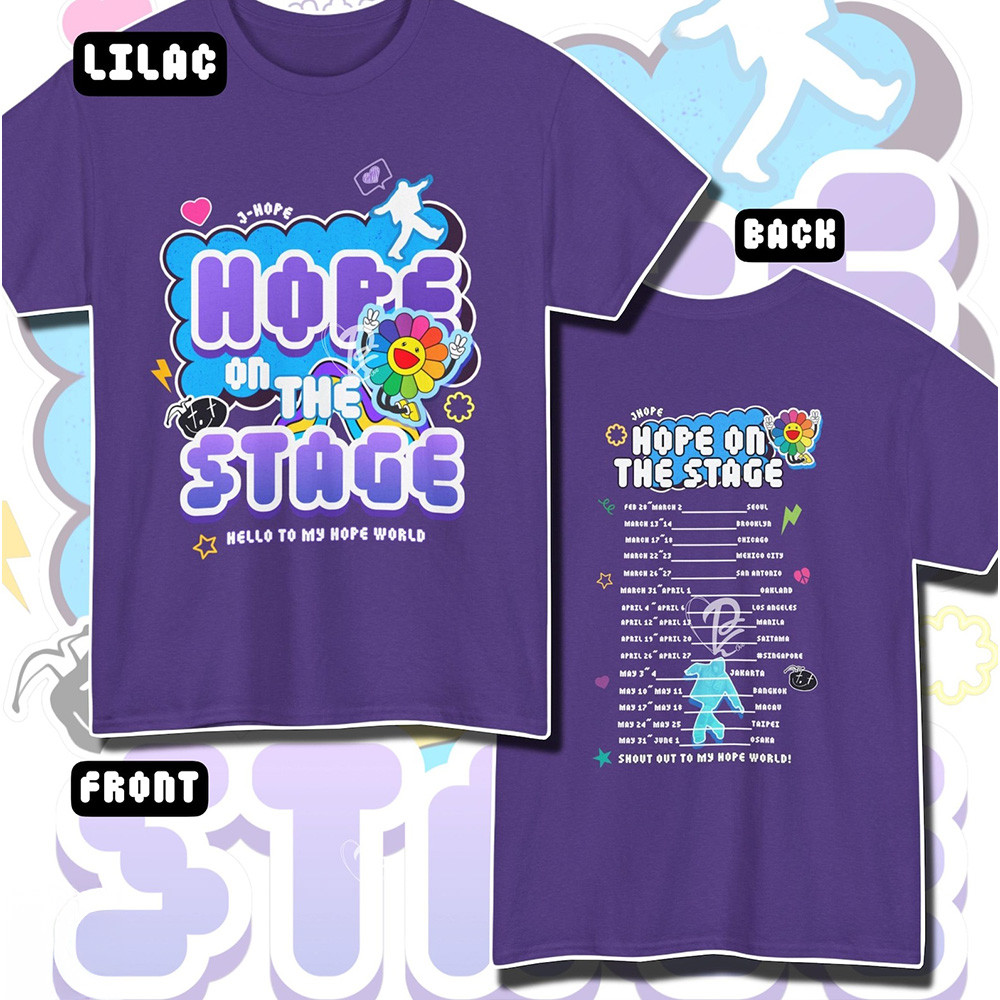 Jhope Merch Tour Hope On The Stage T-Shirt Music Lover Gifts For Fan-1