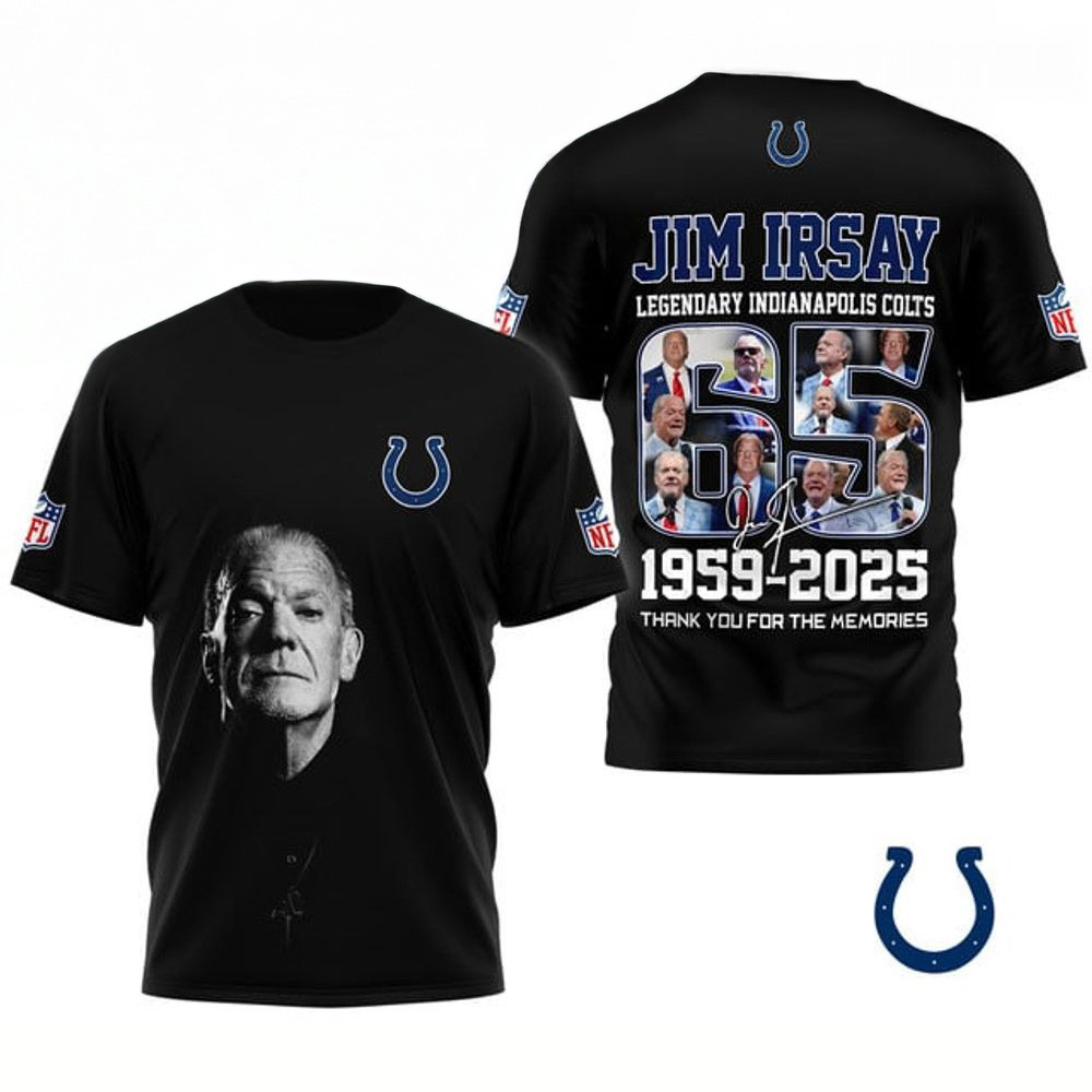 Jim Irsay Legendary Indianapolis Colts Thank You For The Memories Shirt Best Gifts For Dad-1