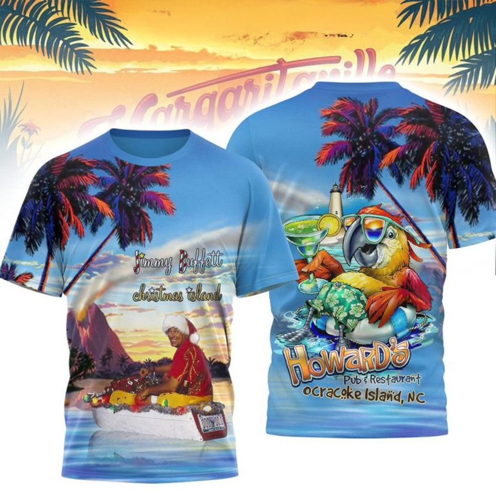 Jimmy Buffett Howard's Pub Restaurant Ocracoke Island T-Shirt Gifts For Music Fans-1