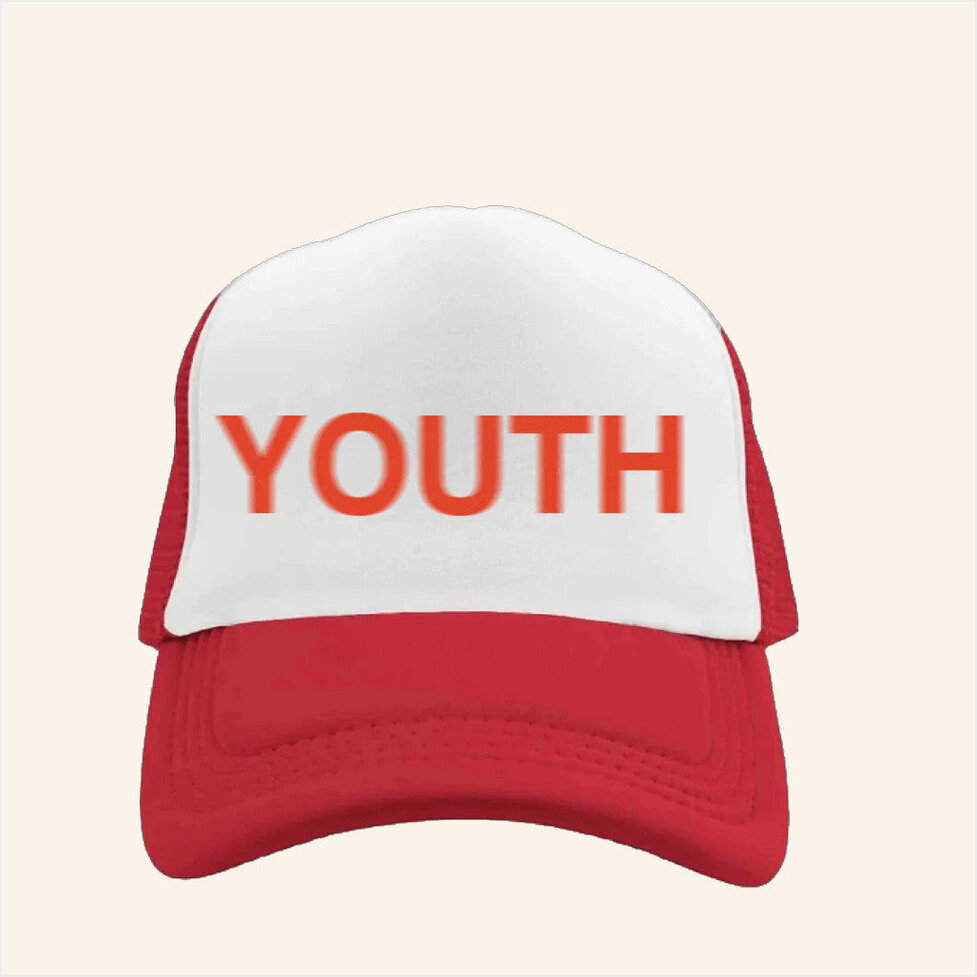 Joey Valence And Brae Merch Youth Red White Trucker Hat Best Birthday Birthday Gift For Him-1
