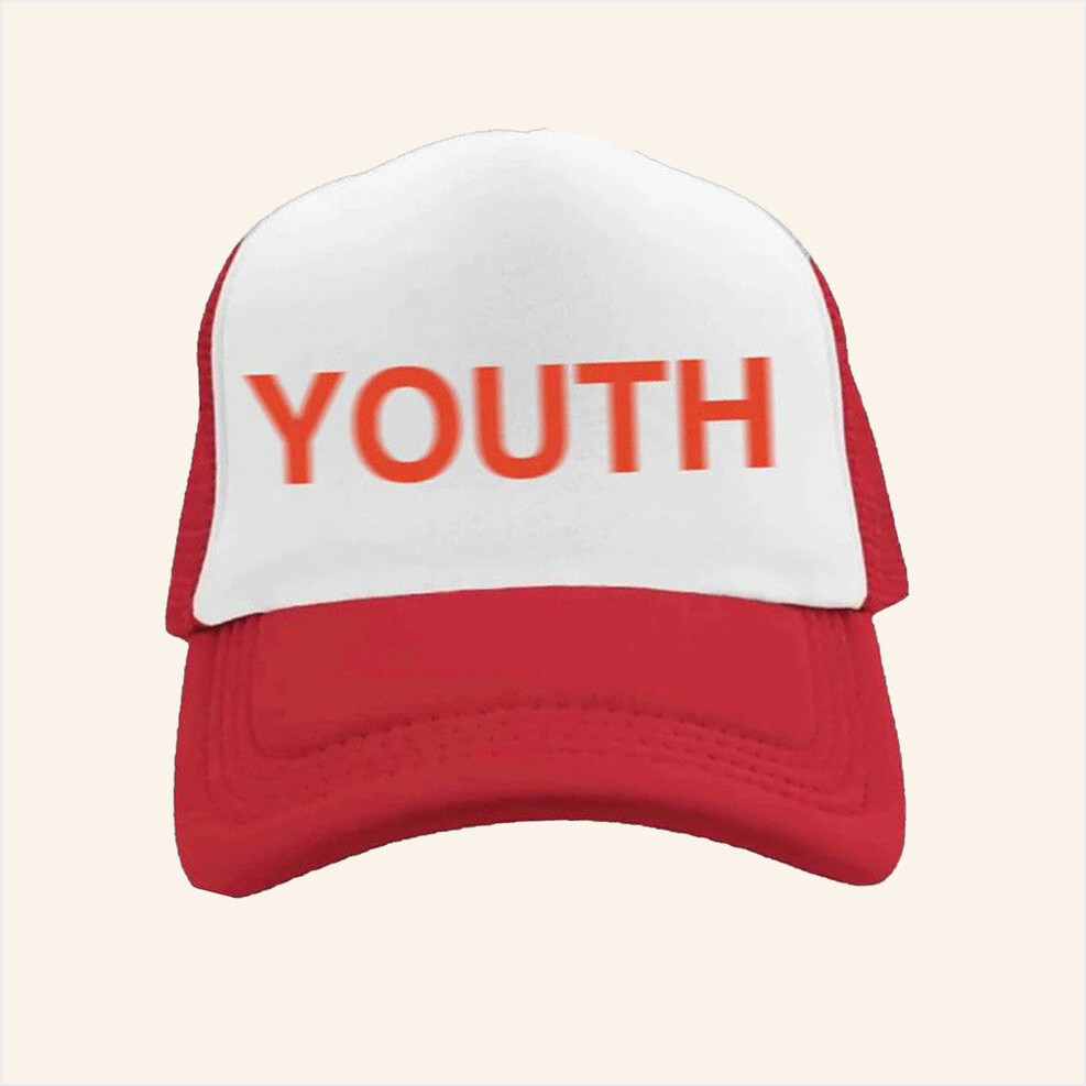 Joey Valence Brae Merch Youth Red White Trucker Hat Gifts For Dudes Gifts For Best Friend-1