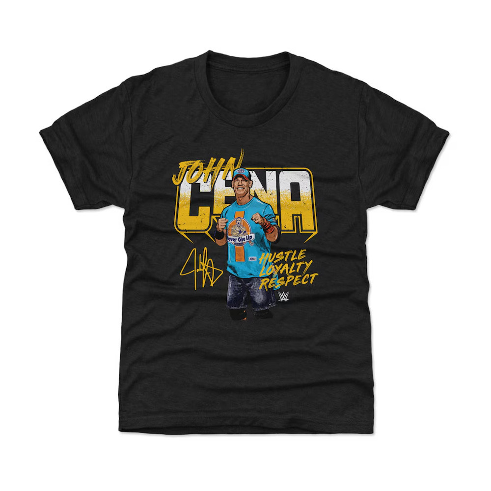John Cena Hustle Loyalty Respect Marker T-Shirt Meaningful Gifts For Dad Birthday-1