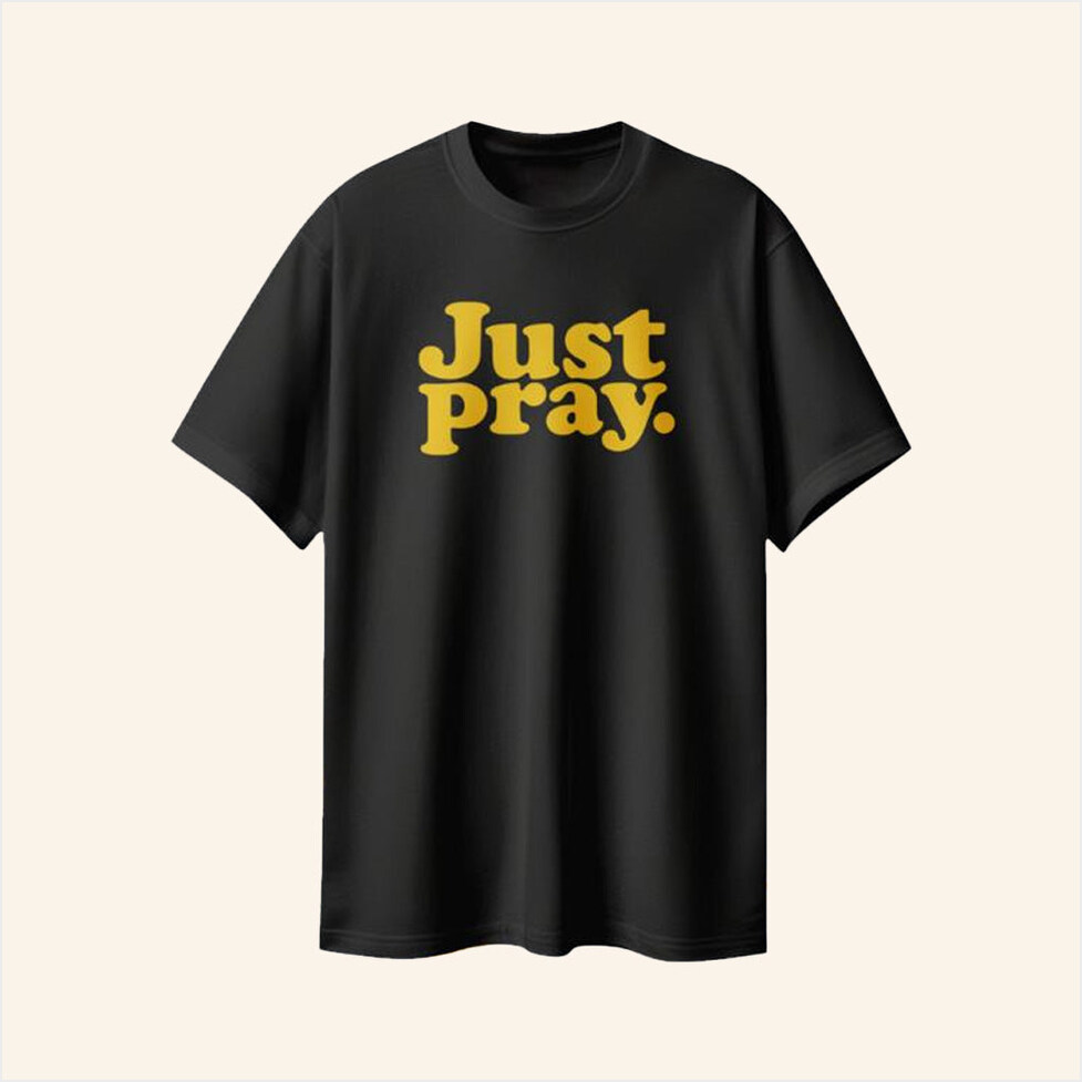 John Hannah Merch Just Pray T-Shirt Birthday Gifts For Son Gifts For Fans Christmas Presents Ideas-1