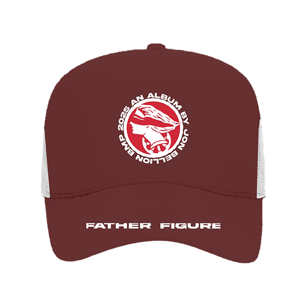 Jon Bellion Merch Jon Bellion Father Figure Burgundy Trucker Hat Fathers Day Presents-1 Jon Bellion Merch Jon Bellion Father Figure Burgundy Trucker Hat Fathers Day Presents-1