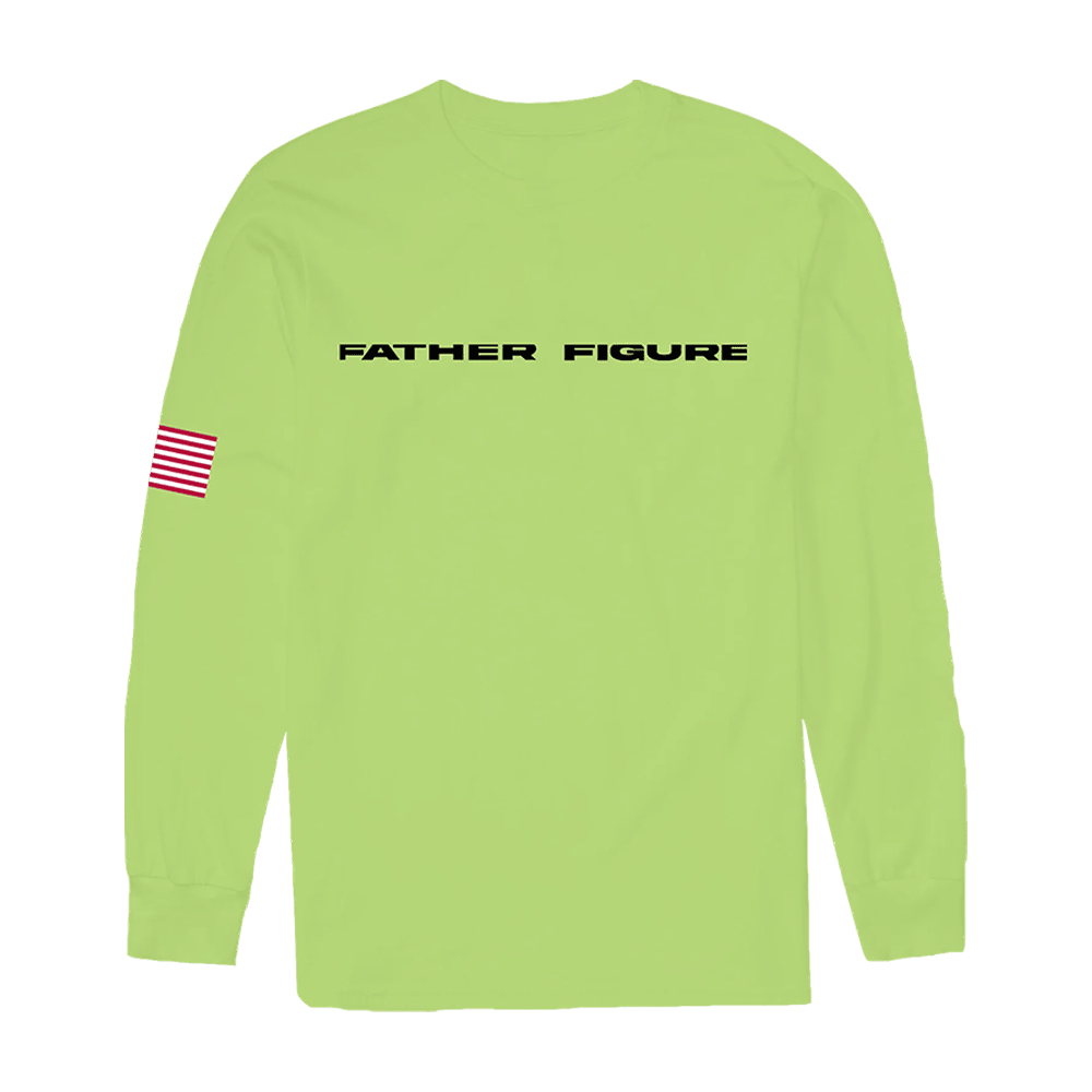 Jon Bellion Merch Jon Bellion Father Figure Neon Green Long Sleeve T-Shirt Best Gifts For Dad-1