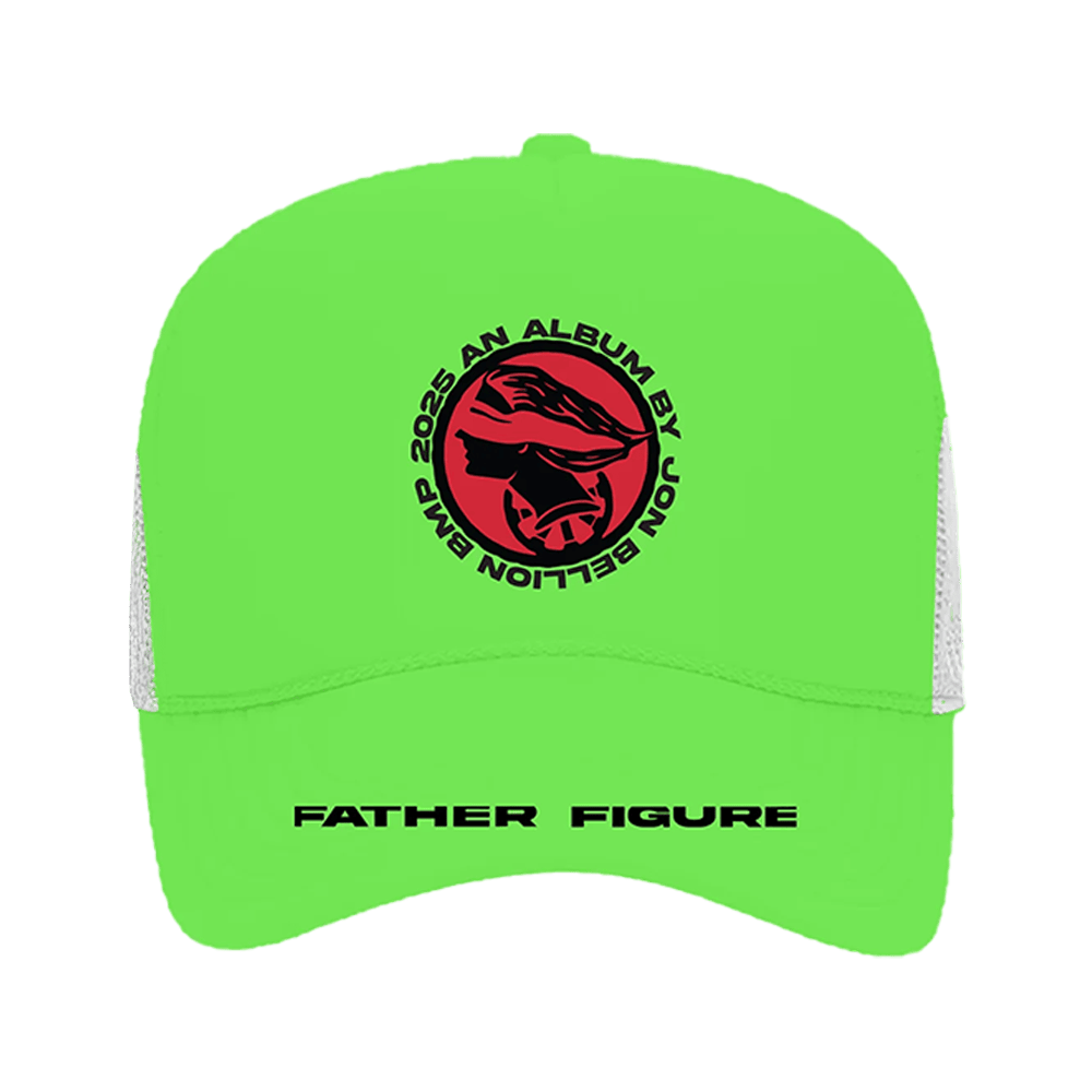 Jon Bellion Merch Jon Bellion Father Figure Neon Green Trucker Hat Unique Father's Day Gifts-1