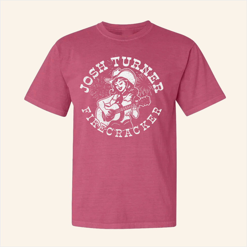 Josh Turner Merch Firecracker T-Shirt Gifts For Boyfriend Birthday Gifts For Fans-1