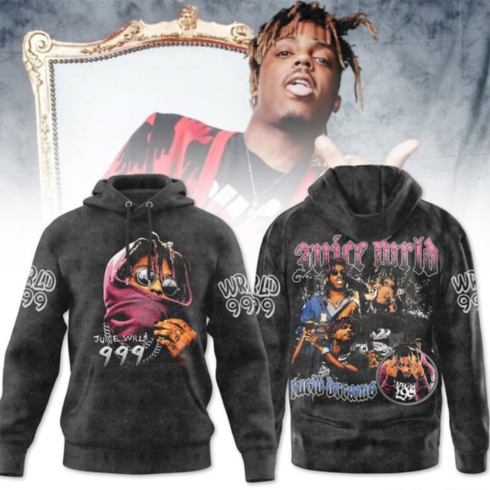 Juice Wrld Lucid Dreams 999 Hoodie Gifts For Music Fans-1