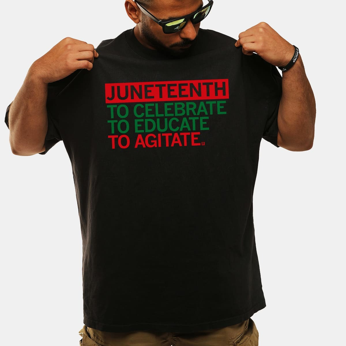 Juneteenth To Celebrate Educate Agitate Shirt Cool Gifts For Dad-1