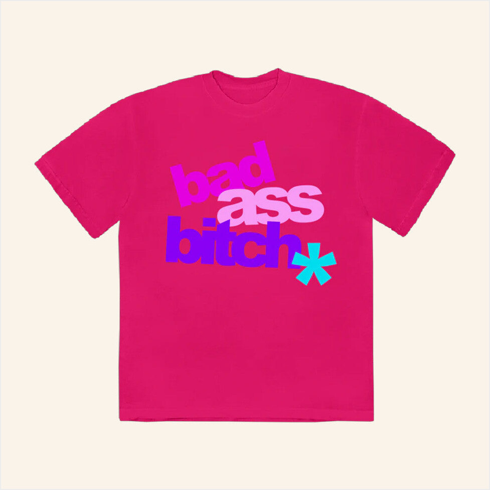 Justin Bieber Merch Bad Ass Bitch Tour T-Shirt Birthday Ideas For Her Gifts For Friends-1