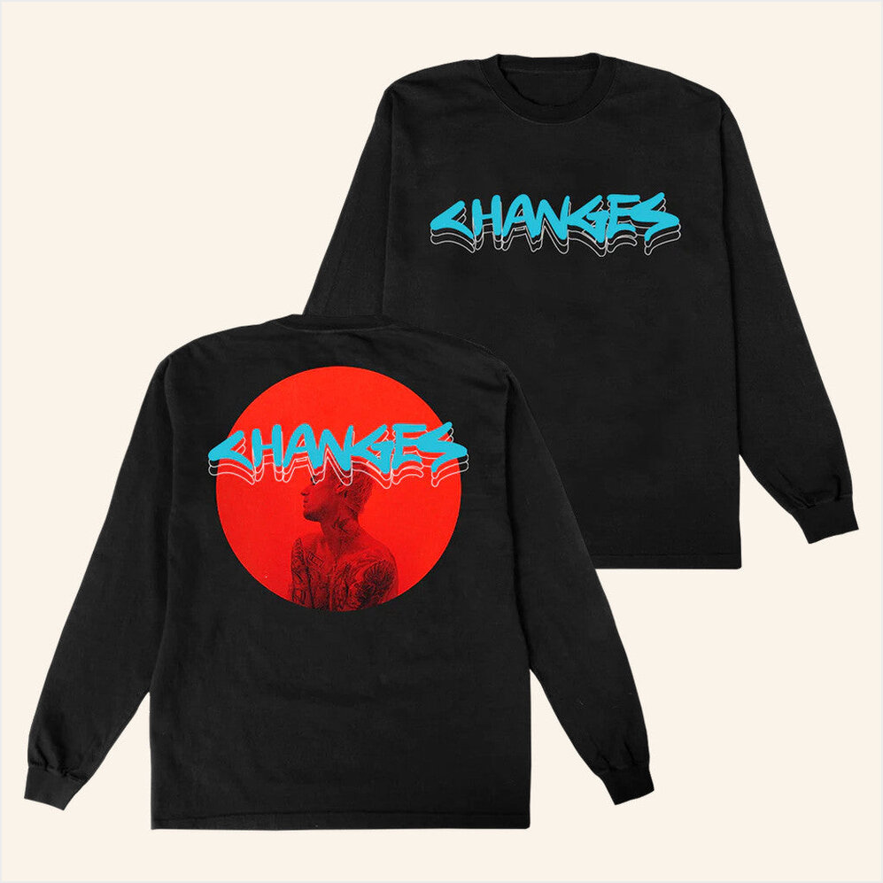 Justin Bieber Merch Changes Long Sleeve Shirt Good Birthday Gifts For Fans Gifts For Her-1