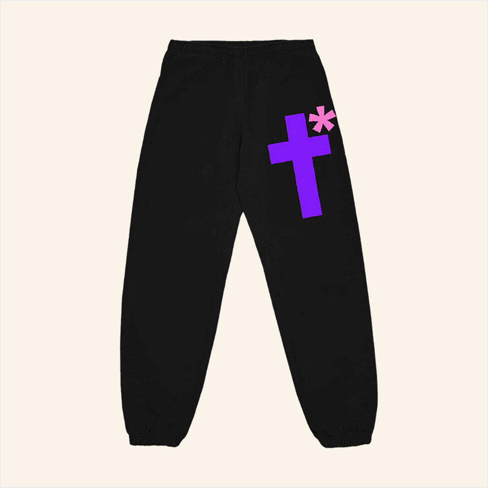 Justin Bieber Merch Cross Sweatpants Unique Gift For Boyfriend Birthday Gifts For Besties-1
