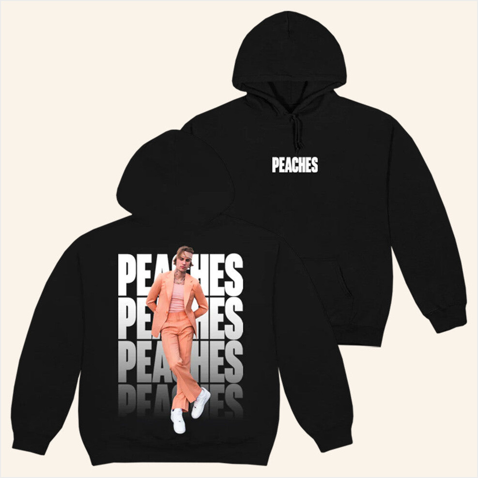 Justin Bieber Merch Peaches Hoodie Birthday Birthday Gifts For Boyfriend Gifts For BFF-1