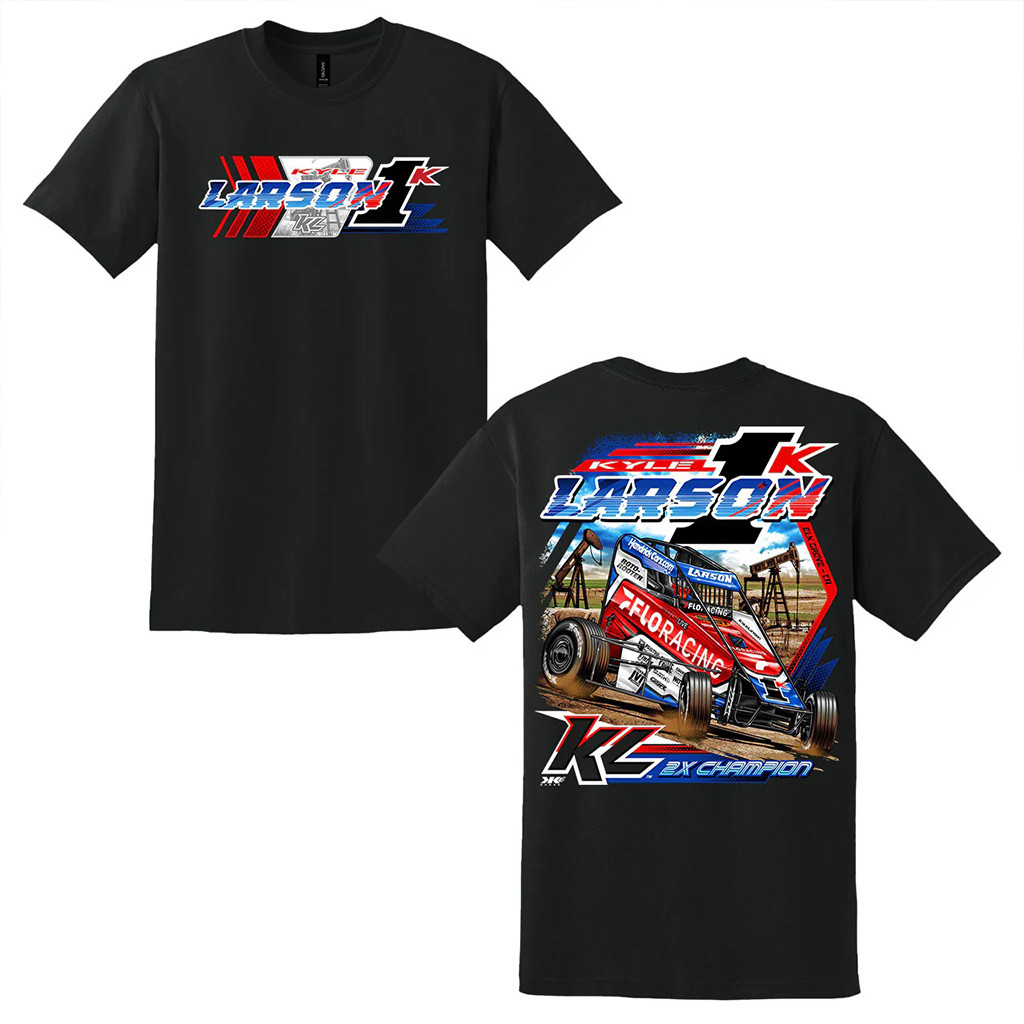 KL Pole Dash 2025 T-Shirt Kyle Larson Merch Gifts For Racing Lovers-1