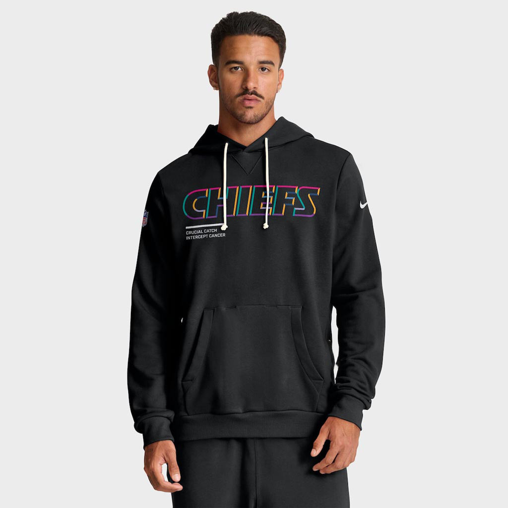 Kansas City Chiefs Crucial Catch NFL Hoodie 2025 Rainbow Chiefs Merch Gift For Brother-1