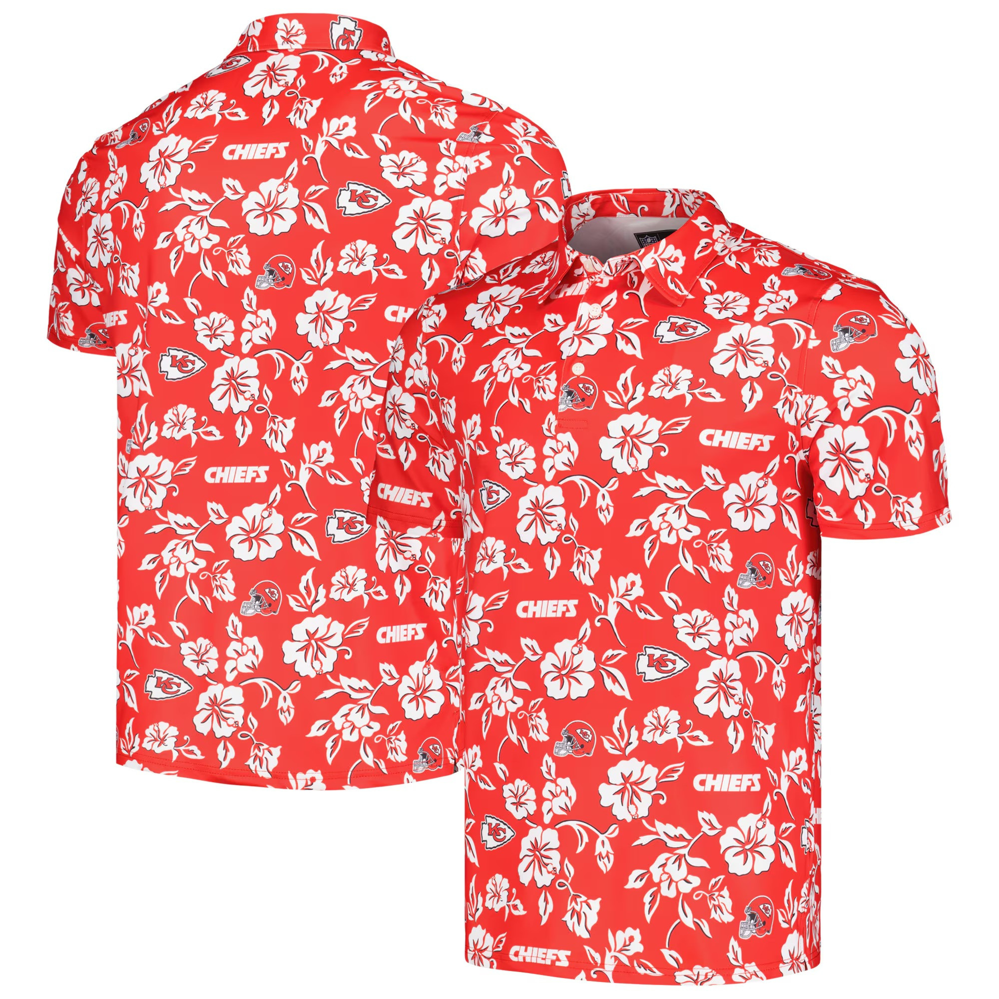 Kansas City Chiefs Polo Shirt NFL Aloha Shirt Best Father's Day Gifts For Husband-1
