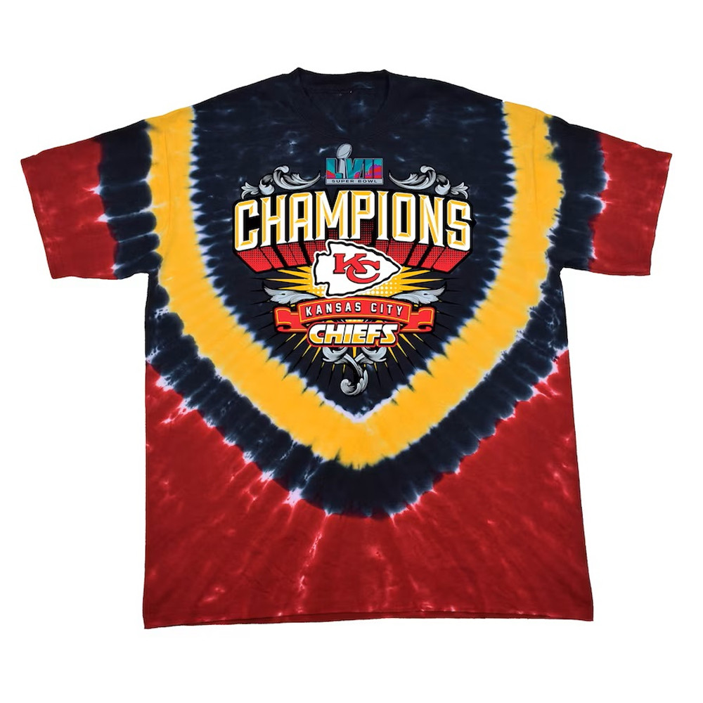 Kansas City Chiefs Super Bowl LVII Tie Dye T-Shirt Special Gift For Father-1