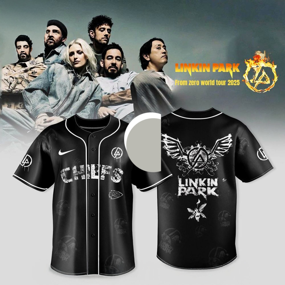 Kansas City Chiefs X Linkin Park From Zero World Tour 2025 Jersey Chiefs Merch Gifts For Him-1